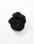 & Other Stories textured hair scrunchie in black - фото #1