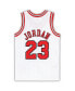 ფოტო #4 პროდუქტის Toddler Boys and Girls Michael Jordan White Chicago Bulls 1997/98 Hardwood Classics Authentic Jersey
