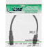 Фото #3 товара InLine Audio adapter cable - 3.5mm Stereo female to female - with one tread - 0.2m