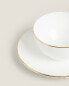 Фото #5 товара Bone china teacup with rim