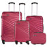 Фото #1 товара Набор чемоданов из пластмассы WELLHOME WH4171 4 единицы