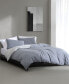 Фото #6 товара Tencel Reversible Solid 3 Piece Duvet Cover Set, Queen