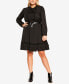 ფოტო #1 პროდუქტის Plus Size Precious Tie Dress