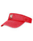 Men's Red Maryland Terrapins Terry Adjustable Visor