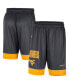 Men's Charcoal, Gold West Virginia Mountaineers Fast Break Shorts