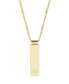 Maisie Initial Gold-Plated Pendant Necklace