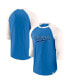 ფოტო #1 პროდუქტის Men's Royal/Cream Los Angeles Dodgers Historical Win 3/4-Sleeve Henley T-Shirt