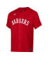 Фото #3 товара Men's Red Wisconsin Badgers Replica Full-Button Baseball Jersey