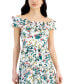 Фото #4 товара Women's Printed Off-The-Shoulder Cotton Maxi Dress
