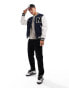 Jack & Jones varsity jacket in navy