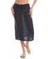 Фото #1 товара Onia Linen Knit Low Rise Midi Skirt Women's S