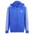 ADIDAS Train Essentials 3 Stripes full zip sweatshirt