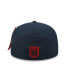 Фото #2 товара Men's x Alpha Industries Navy New England Patriots Alpha 59FIFTY Fitted Hat
