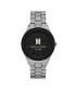 ფოტო #4 პროდუქტის Women's Cristal Diamond (1/8 ct. t.w.) Watch in Stainless Steel Watch 38mm