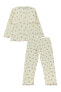 Kız Çocuk Pijama Takımı 10-13 Yaş Somon