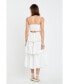 Фото #2 товара Платье без рукавов English Factory Tiered Scallop для женщин