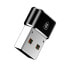 Фото #7 товара Mała przejściówka adapter wtyczka ze złącza USB-C na USB - czarny
