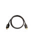 Фото #1 товара V7 Black Video Cable Pro HDMI Male to HDMI Male 1m 3.3ft - 1 m - HDMI Type A (Standard) - 2 x HDMI Type A (Standard) - 48 Gbit/s - Black