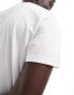 ASOS DESIGN essential crew neck t-shirt with roll sleeve in white