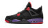 Кроссовки высокие Jordan Air Jordan 4 Retro Raptors (Черный) 44 - фото #3