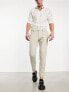 Only & Sons slim fit tapered smart trousers in beige