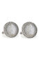 Silver Barber Dime Rope Bezel Coin Cuff Links