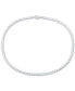 ფოტო #2 პროდუქტის Lab Grown Diamond 17" Tennis Necklace (10 ct. t.w.) in 14k White Gold