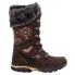 Фото #1 товара Propet Peri Quilted Lace Up Snow Womens Brown Casual Boots WBX032SBRQ