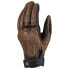 LS2 Textil Rust leather gloves