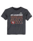 ფოტო #3 პროდუქტის Toddler Boys and Girls Anthracite San Francisco 49ers 2023 NFC Champions Locker Room Trophy Collection T-shirt