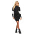 SIKSILK Knitted Bodycon Long Sleeve Dress
