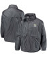 ფოტო #1 პროდუქტის Men's Graphite Green Bay Packers Sportsman Waterproof Packable Full-Zip Jacket