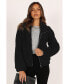 Womens Lucia Zip Front Teddy Jacket