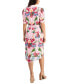Фото #2 товара Платье T Tahari женское с поясом и цветочным принтом