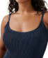 ფოტო #2 პროდუქტის Women's Textured Scoop Neck One Piece Swimsuit