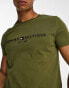 Фото #6 товара Tommy Hilfiger tommy logo t-shirt in putting green