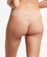 Фото #2 товара Women's Animal Instincts Lace Low Rise Thong Underwear, AM1051