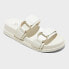 Фото #1 товара Women's Marcy Two-band Buckle Footbed Sandals - A New Day Cream 9