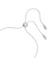 Rhodium-Plated Color Pavé Interlocking Loop Slider Bracelet