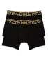 Фото #2 товара Versace 274761 Men 2-Pack Greca Border Boxers, Size 4 in Black