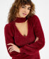 Фото #4 товара Women's Sadie Eyelash-Knit Sweater Dress