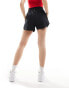 Фото #2 товара Nike One Training Dri-Fit ultra high rise 3 inch shorts in black