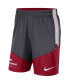 ფოტო #3 პროდუქტის Men's Anthracite Arkansas Razorbacks Performance Knit Shorts