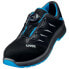 Фото #2 товара Безопасные ботинки мужские Uvex Arbeitsschutz 69382 черно-синие ESD P S1 SRC с стальным носком