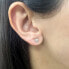 ფოტო #3 პროდუქტის Round Diamond Halo Stud Earrings