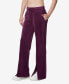 ფოტო #3 პროდუქტის Women's Full Length Velvet Vented Pants