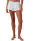 ფოტო #1 პროდუქტის Women's Soft Lounge Lace Trim Pajama Short