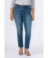 Фото #1 товара Plus Size High Rise Ankle Skinny Jeans