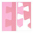 Фото #6 товара 27 x Puzzlematte Sterne rosa-pink