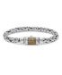 ფოტო #1 პროდუქტის Citrine & Borobudur Oval 7mm Chain Bracelet in Sterling Silver